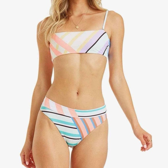 Billabong Break A Dawn Tube Bikini Top Size L Nwot - Picture 1 of 5
